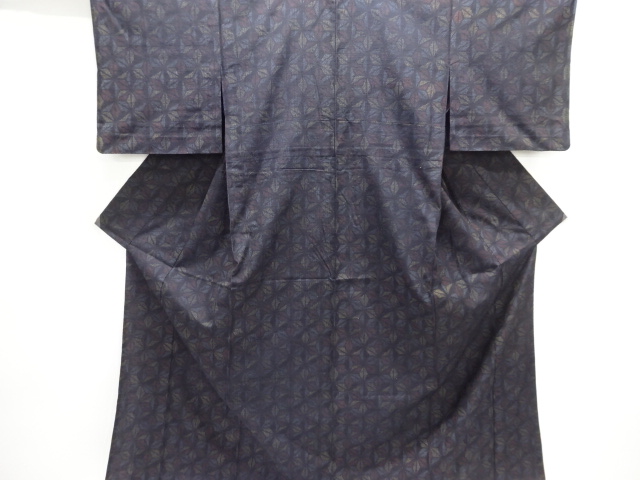 JAPANESE KIMONO / HITOE / TSUMUGI / WOVEN ASANOHA